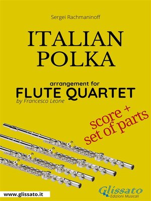 cover image of Italian Polka--Flute Quartet score & parts